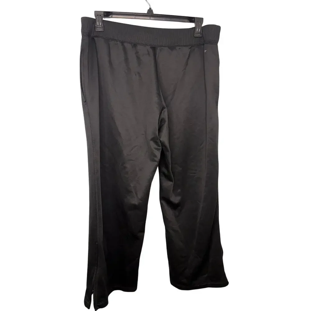 Nike Therma-Fit Pants Men's Size XL Zip Leg Black Athletic Active Drawstring